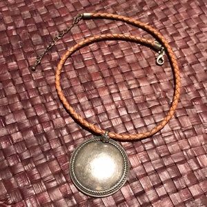 **4 for $30**Pewter leather necklace!